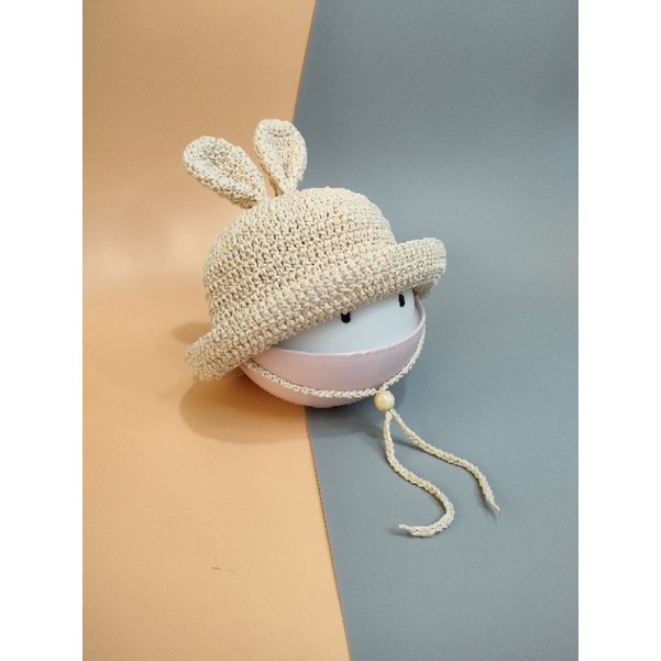 Nón Tai Thỏ Cho Bé Trai Bé Gái