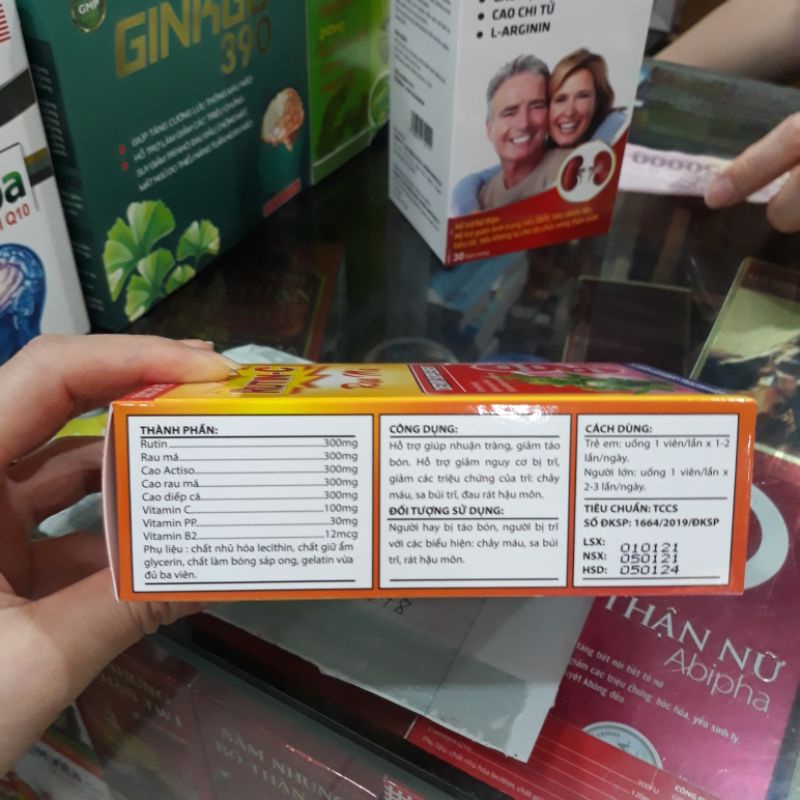 Rutin C Rau má hỗ trợ giảm chảy máu chân răng, nhiệt miệng, dãn tĩnh mạch,giúp nhuận tràng, sa