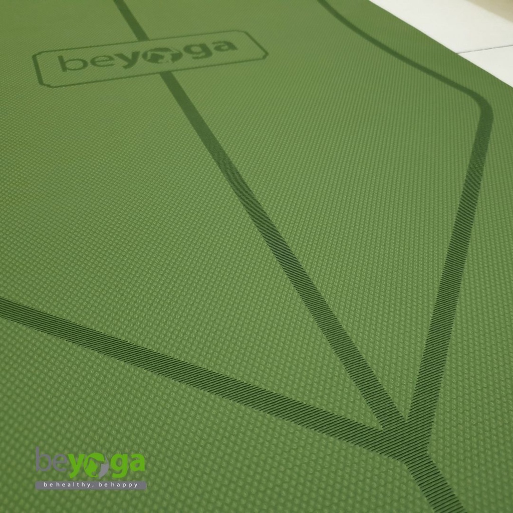 Thảm Tập Yoga Định Tuyến, TPE Cao Cấp, Bám Tốt, Chống Trượt, Nhập Khẩu Đài Loan, Hãng beYoga