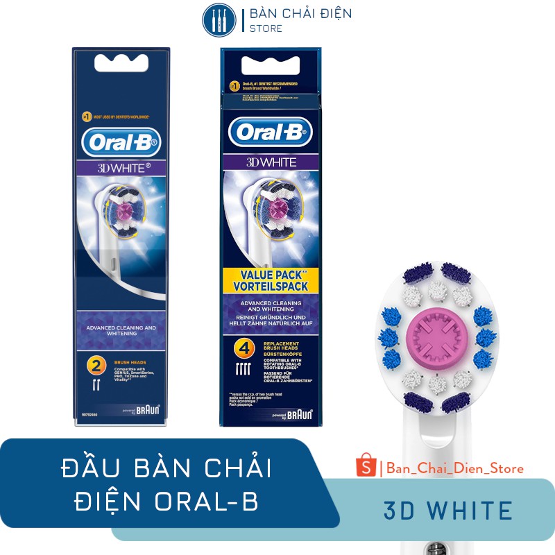 Đầu Bàn Chải Điện Oral-B 3D White