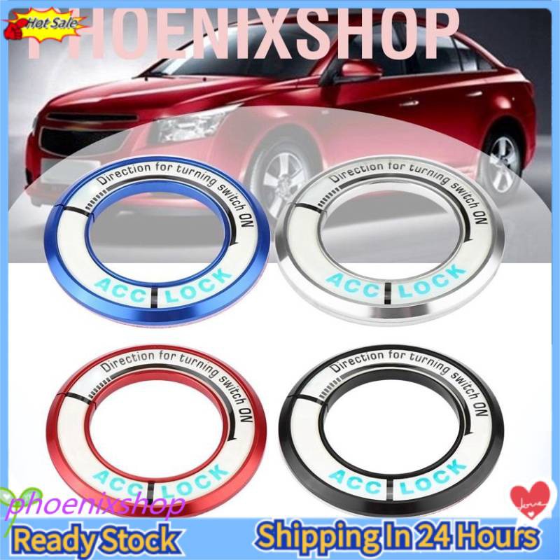 Vòng khuyên dạ quang trang trí công tắc khởi động xe hơi Chevrolet Cruze Buick