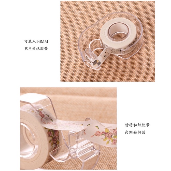 Cuộn Băng Dính washi Trong Suốt 1.5CM