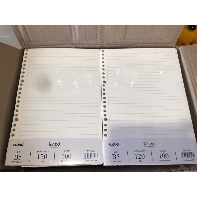 Sổ Còng Nhựa size B5 Binder File Caro 544 và Dot Grid 80Tr - 545