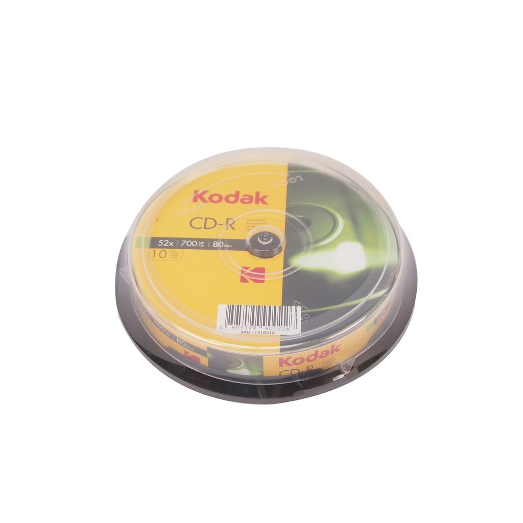 Bộ 10 Đĩa CD-R 12X 700MB Kodak Uncle Bills EC0122