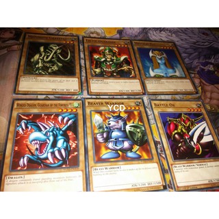 Thẻ bài yugioh chính hãng set 6 lá classic đẹp - Common
