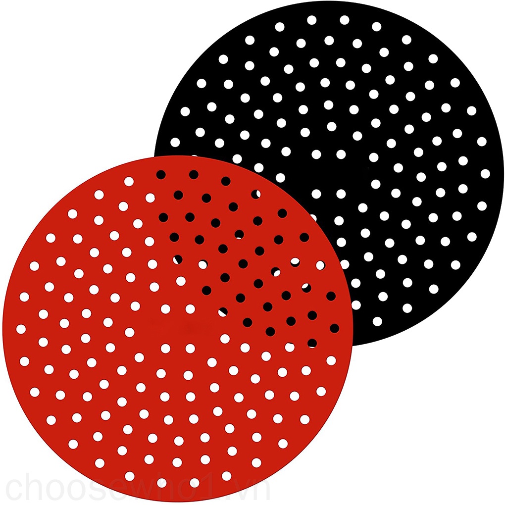 2 Miếng lót silicon tròn chống dính cho nồi chiên không dầu