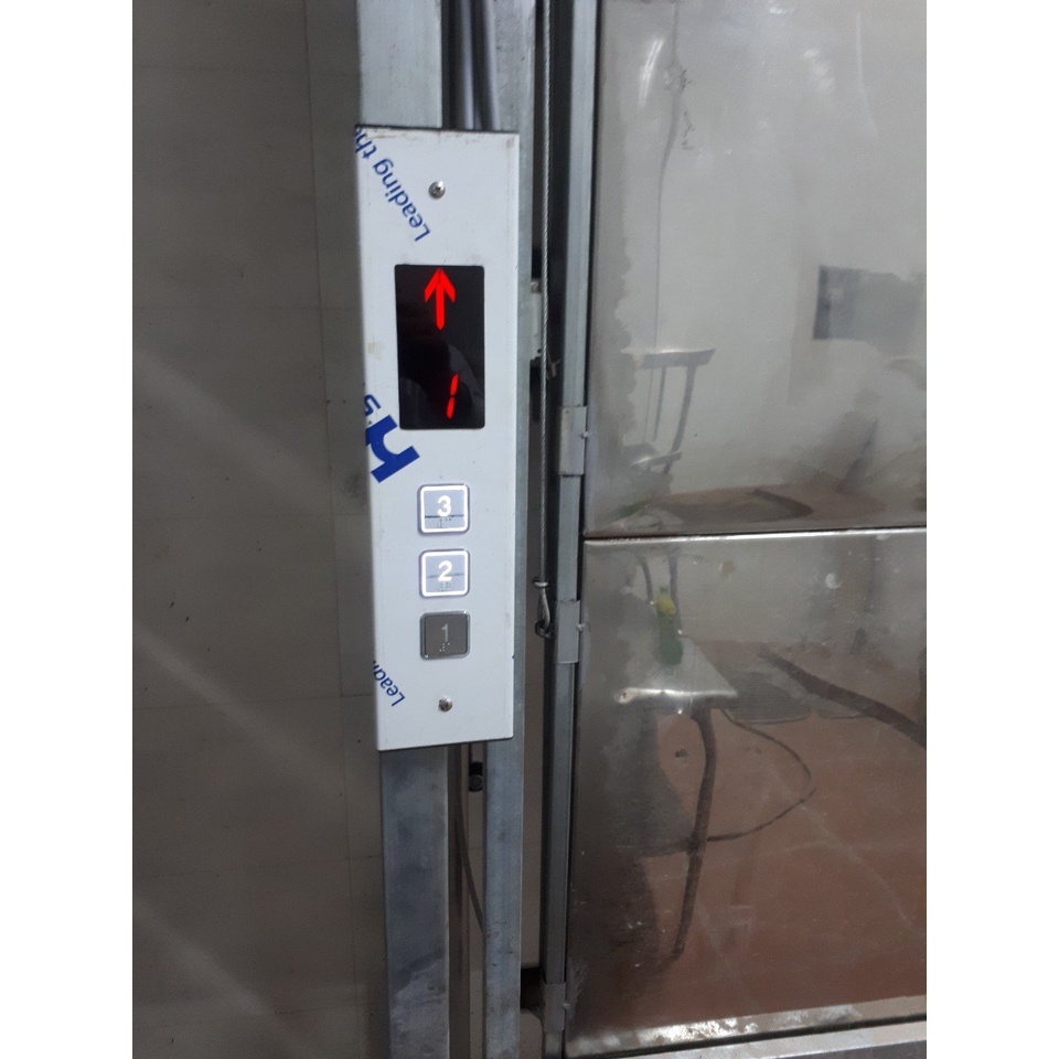 MẶT GỌI THANG THỰC PHẨM - THANG TẢI HÀNG - BAO GỒM HIỂN THỊ 7 CẠNH VÀ NÚT BẤM