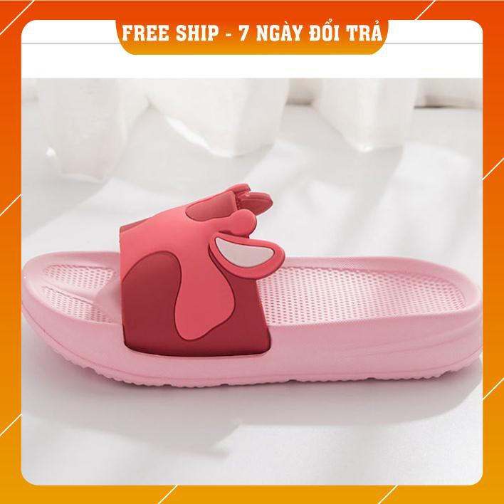 [KÈM TÚI ZIP] Dép Quai ngang Hình con cua xinh xắn