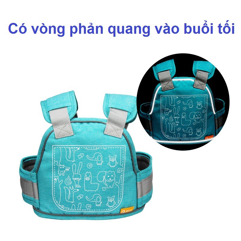 [DEAL HOT] [LOẠI MỀM MÁT] Đai Đi Xe Máy Cho Bé  - Đai An Toan Cho Bé Giá Gốc