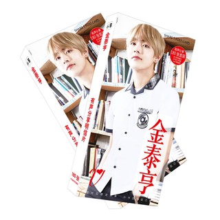 cuốn postcard ảnh v idol bts ( 180