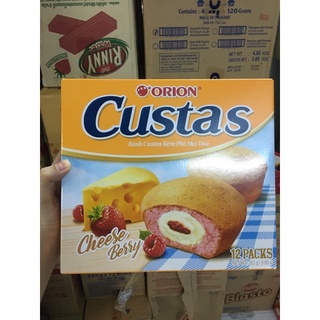 BÁNH CUSTAS PHÔ MAI DÂU/ KEM TRỨNG
