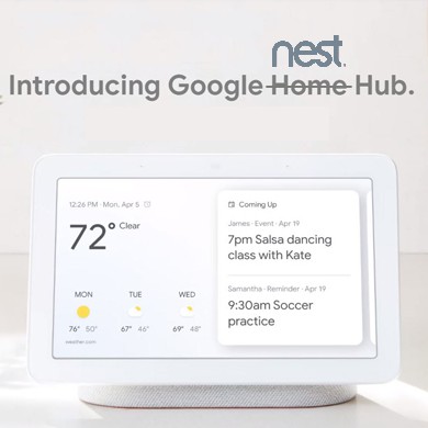 Màn hình Google Home/ Nest Hub - màn hình điều khiển cảm ứng thông minh 7″