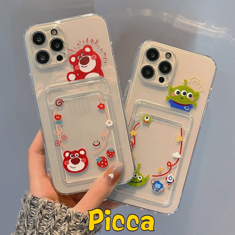 Ốp Điện Thoại Mềm Trong Suốt Có Ngăn Đựng Thẻ Cho Realme 10 Pro C25 C25S C25Y C11 2021 C15 C20 C21Y Narzo 20 Narzo 30A C20A C12