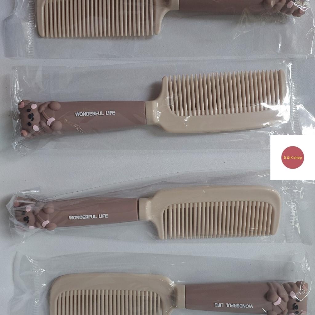 Lược chải tóc gỡ rối mini hình thú D & K shop siêu cute chống tĩnh điện