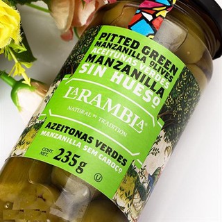 [HÀNG CHÍNH HÃNG] Quả Olive Xanh Tách Hạt La Rambla 235gr