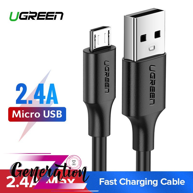 Cáp sạc truyền dữ liệu USB 2.0 sang MICRO USB hỗ trợ sạc nhanh Ugreen dài 2M