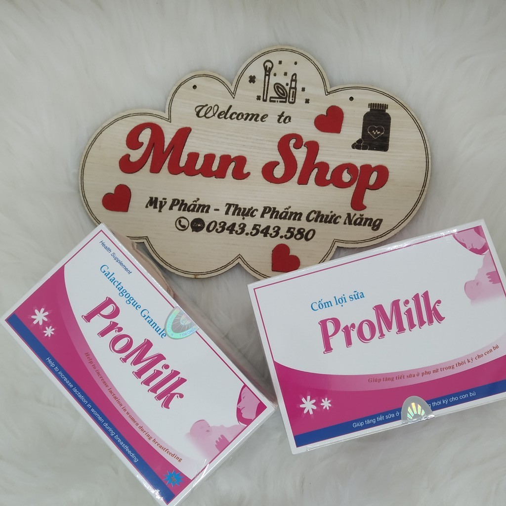 Cốm Lợi Sữa ProMilk tăng tiết sữa ở bà mẹ cho con bú