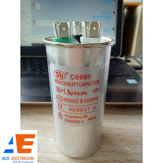 Tụ điều hòa 30MF 3 chân chất lượng cao