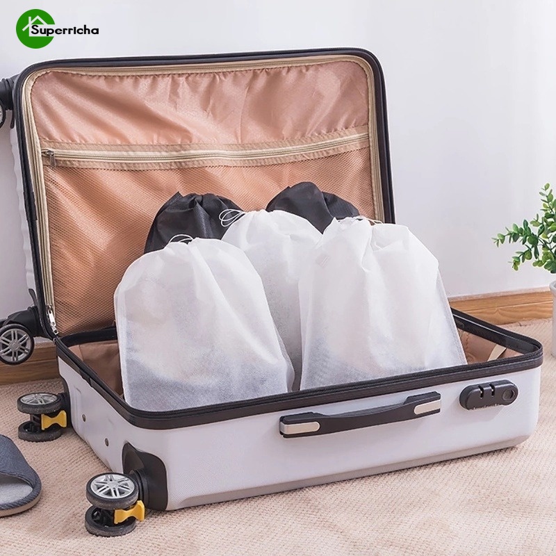 Túi Đựng Giày/Đồ Dùng Bằng Vải Không Dệt Có Thể Gấp Gọn Cho Văn Phòng/Nhà
