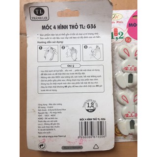 Móc dính tường - móc dán tường hình thú