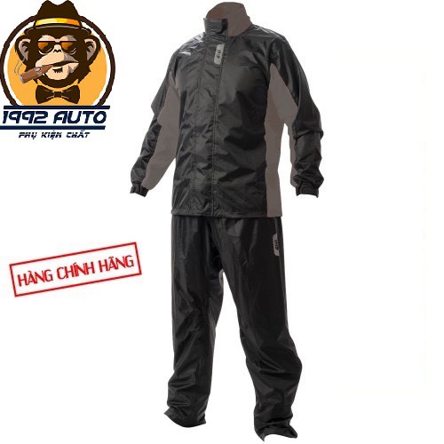 Áo Mưa Bộ Givi RIDER TECH Rain Suit Black Grey RRS07