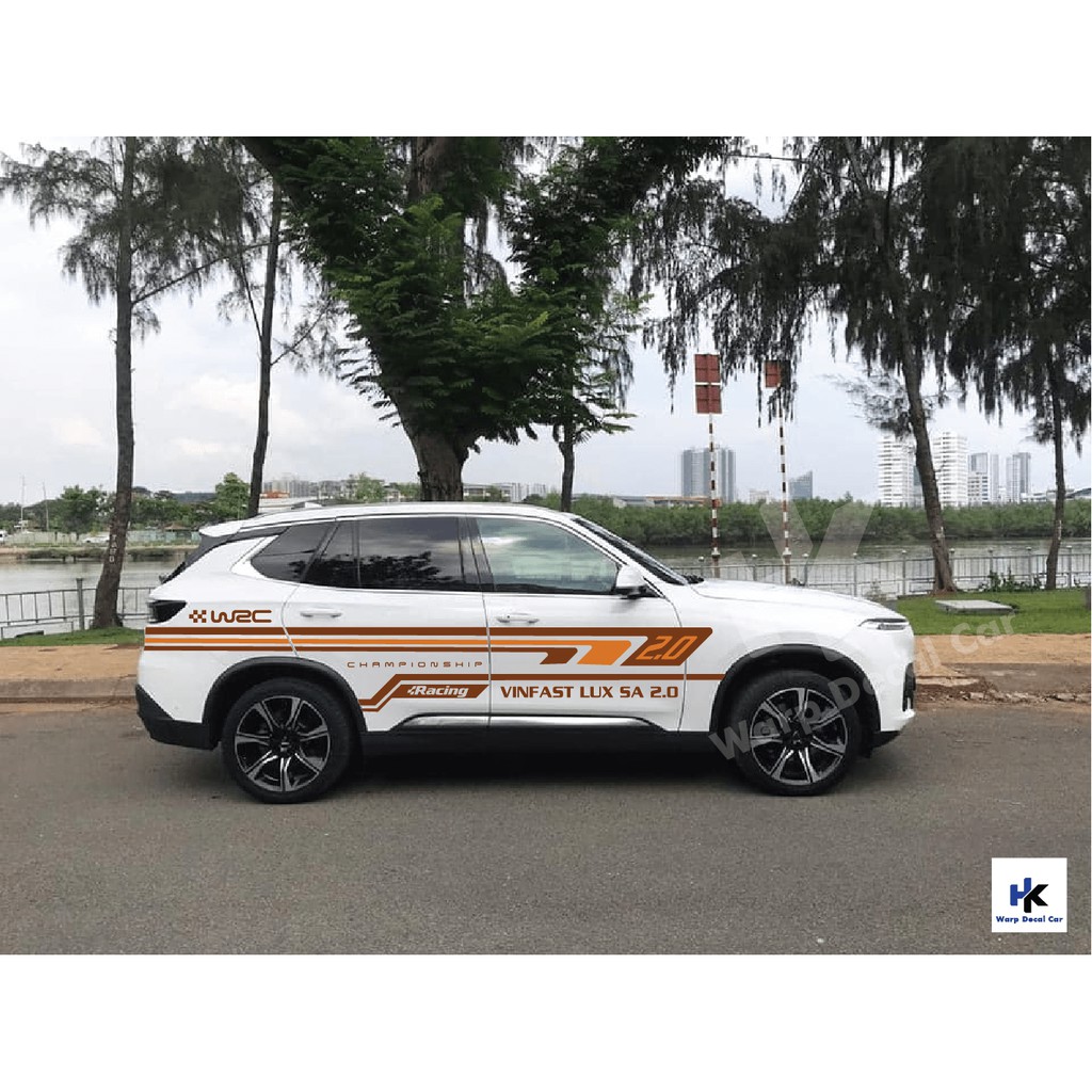 Tem xe Vinfast LUX SA2.0 phong cách thể thao