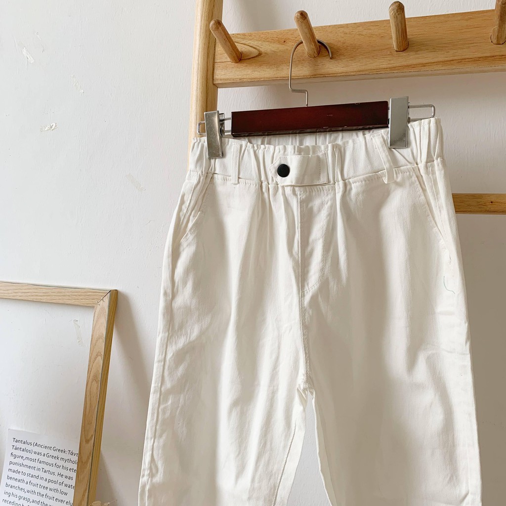 [Mã FASHIONIFU200 giảm 0.4 đơn 449k] Quần thô cạp đính cúc IFU 2533 | BigBuy360 - bigbuy360.vn