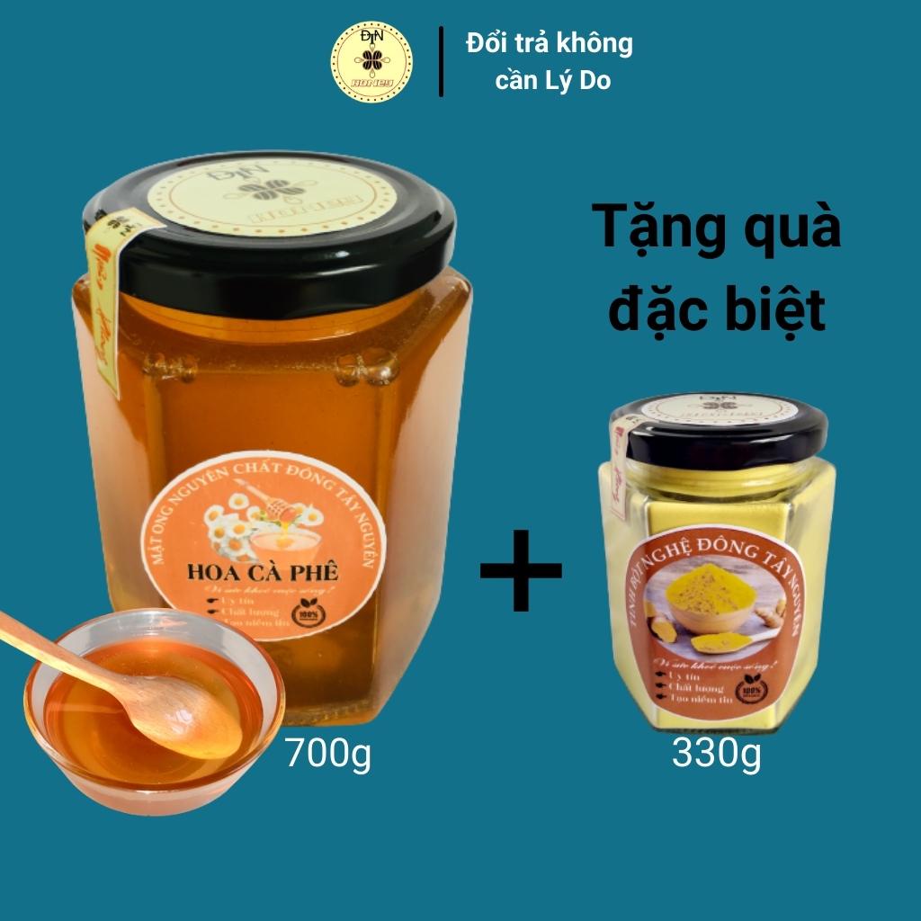 [Giá dùng thử bán lấy đánh giá ] Mật ong rừng nguyên chất hoa cà phê tặng tinh bột nghệ 100g đơn từ 300k