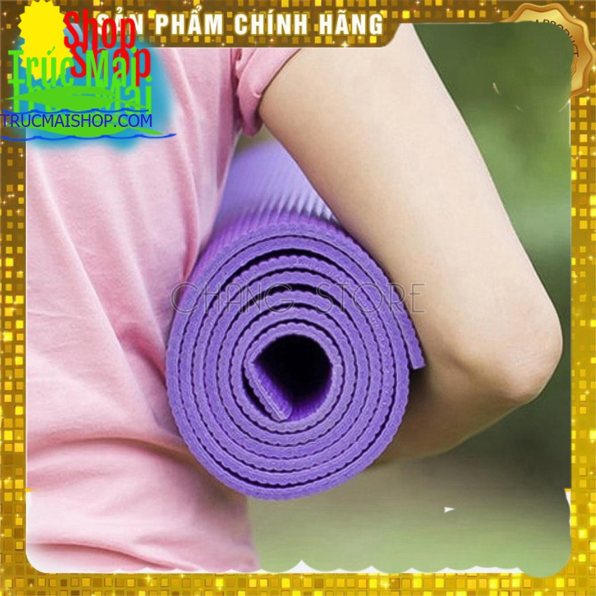 Thảm tập Yoga/ Gym TPE 2 LỚP Cao Su Non Dày, Êm Chống trơn tuột Trượt