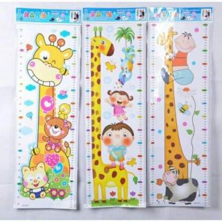 Decal dán tường đo chiều cao