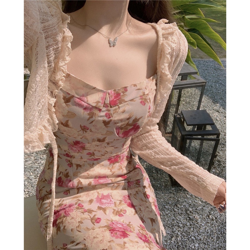 Áo Khoác Cardigan Ren Mỏng Chống Nắng Thời Trang Thanh Lịch