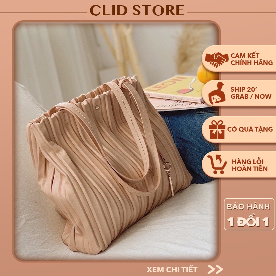 Túi Tote nữ công sở Túi tote nữ phong cách Retro kiểu Pháp size lớn tiện dụng chính hãng Micocah MSP: MSD410 Clid Store