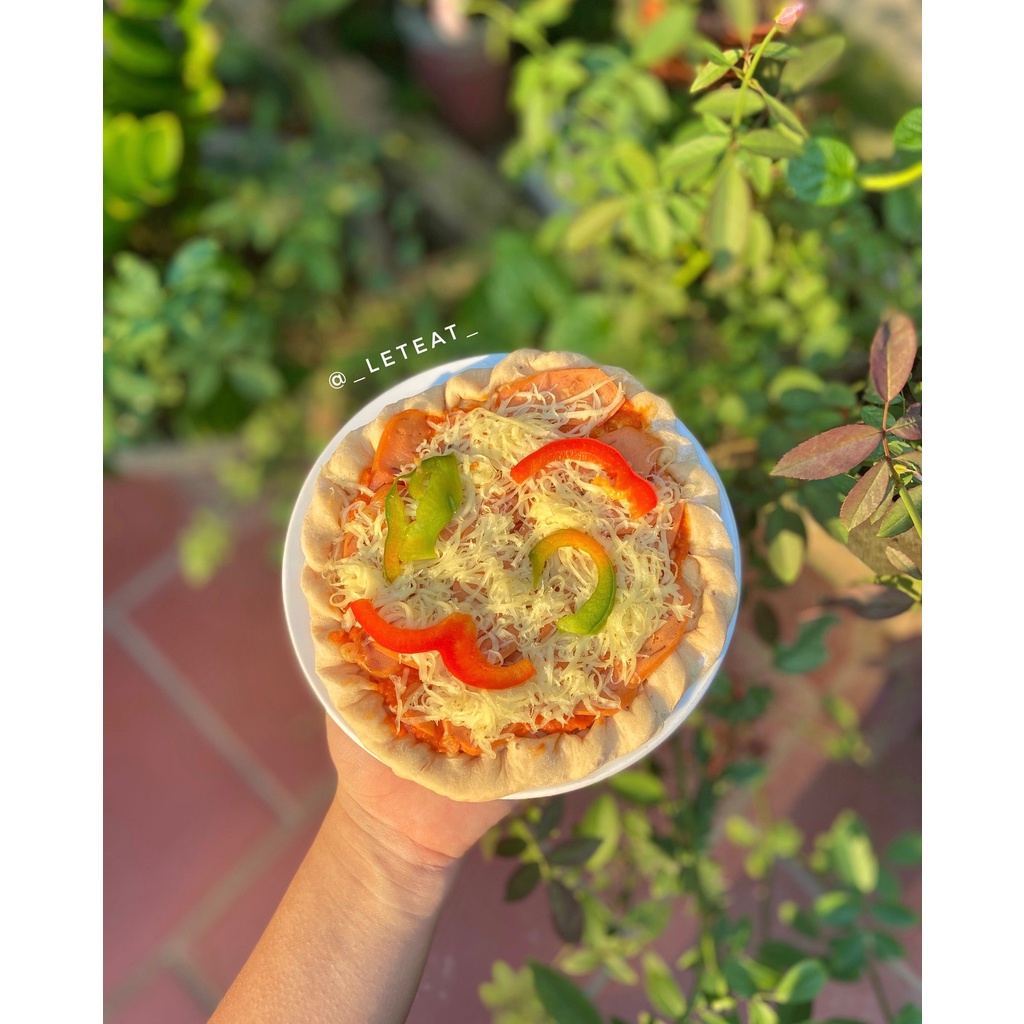 PIZZA TỪ BỘT NGUYÊN CÁM  EAT CLEAN  160Gr (Chỉ nhận ship nội thành Hà Nội )