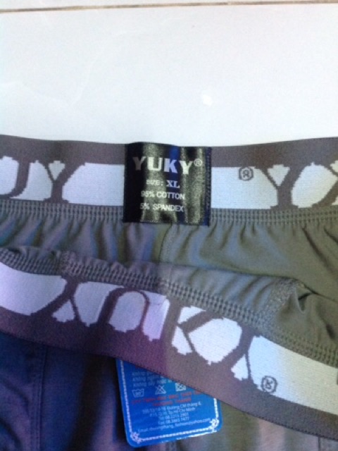Combo 5 quần lót đùi nam yuki size M-3X