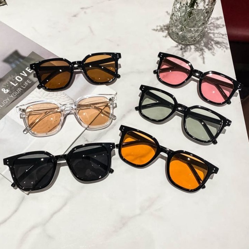 Kính Mát Gọng Vuông Thiết Kế Đơn Giản Thời Trang Hàn Quốc