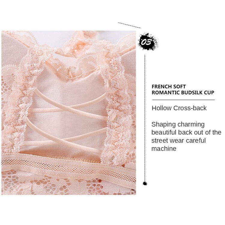 áo lót Không Đường May Có Mút Nâng Ngực