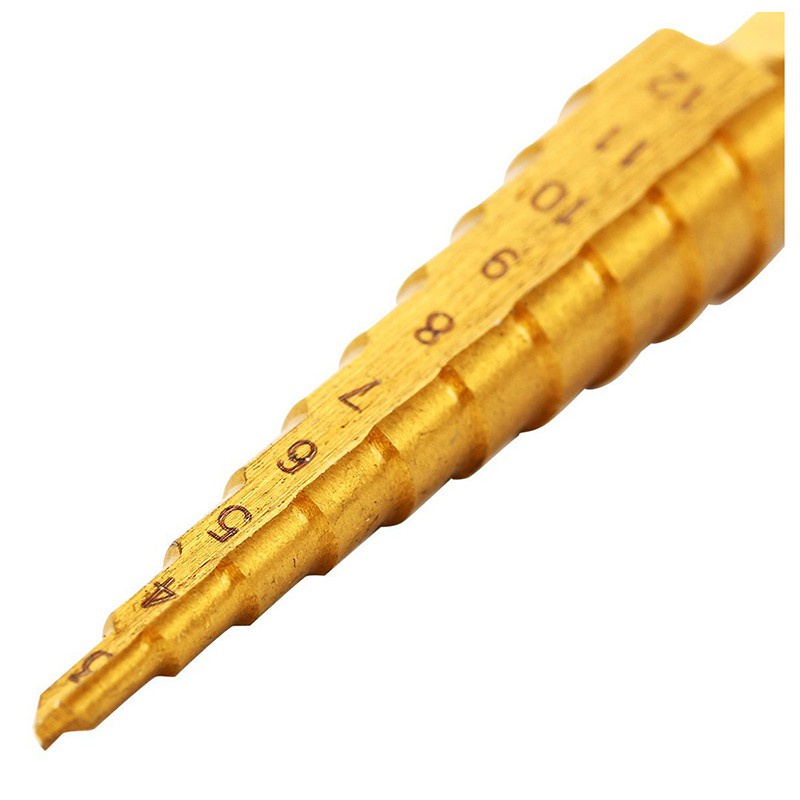Mũi khoan lỗ chất liệu kim loại titan 3-12mm