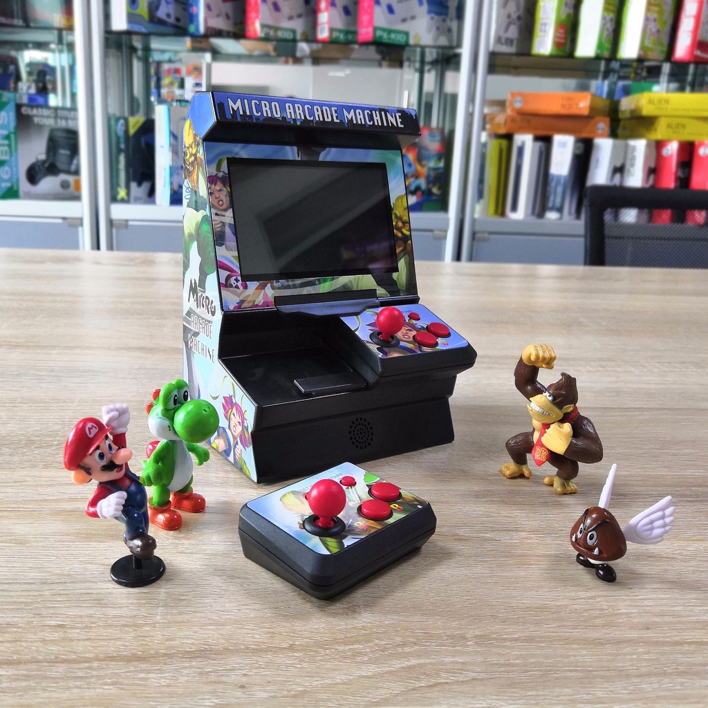 Máy chơi game cầm tay mini arcade mới FC Máy chơi game cầm tay 8-bit không dây màn hình lớn trung tính