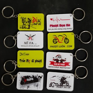 MÓC KHÓA MICA in logo phượt