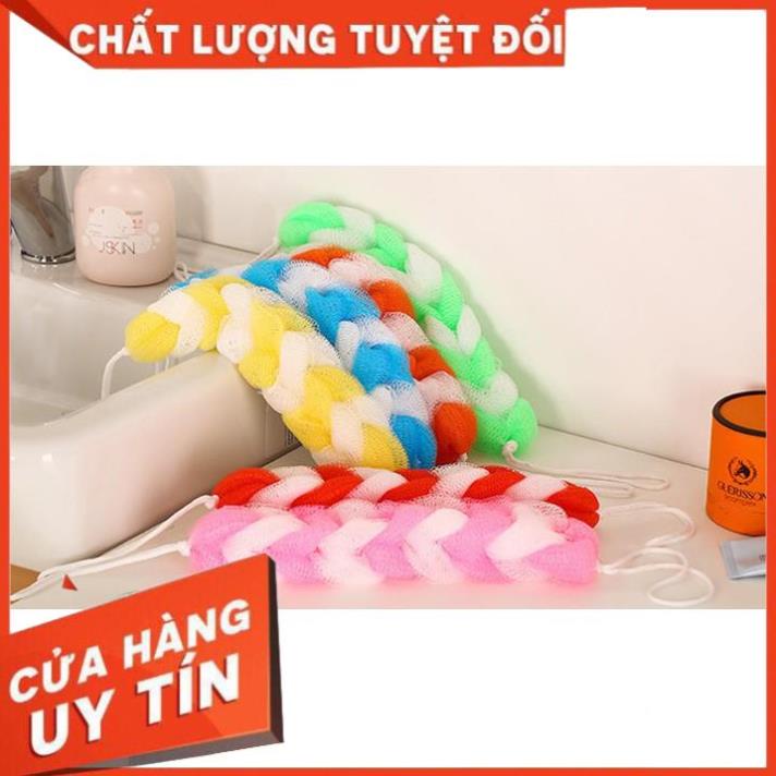 Hot -  Bông tắm dạng dài  tạo bọt cực tốt HCM.