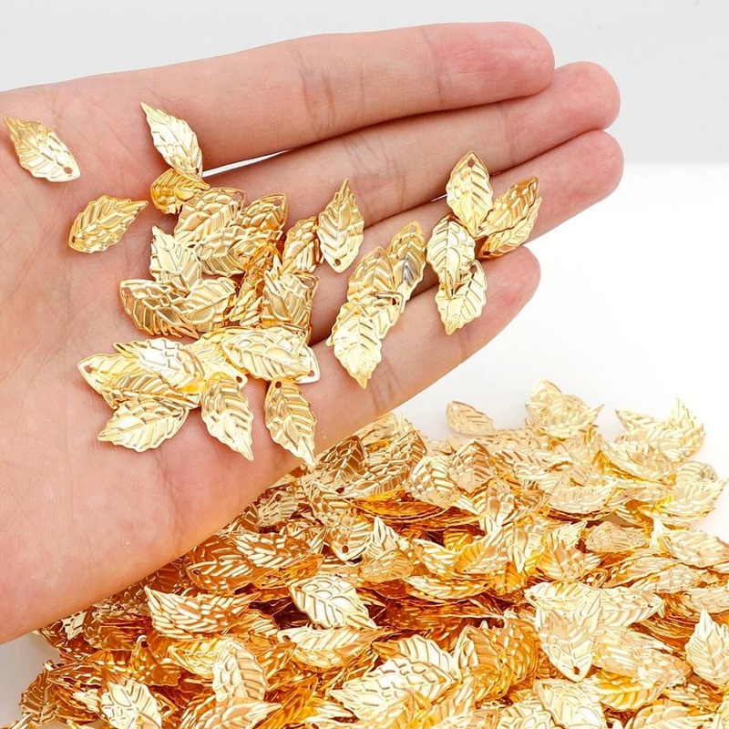Set 20 mặt dây chuyền kiểu chiếc lá kim loại thời trang