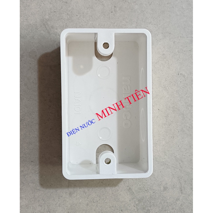 Hộp Đế Âm đơn NA101, đế âm đôi NA102, đế âm dùng cho CP tép  Nanoco