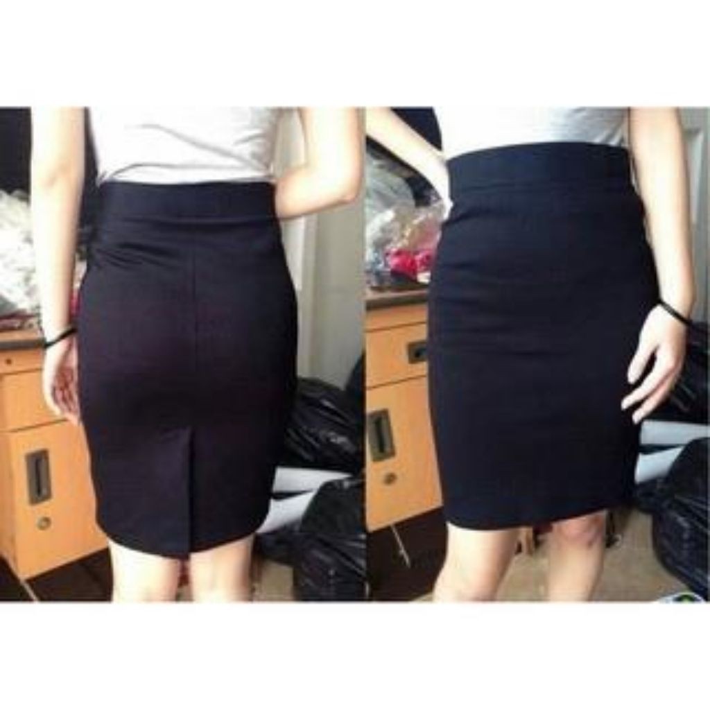 Chân váy bút chì chất vải Umi Hàn cao cấp, chân váy công sở tôn dáng, co giãn tốt, có xẻ sau. | BigBuy360 - bigbuy360.vn