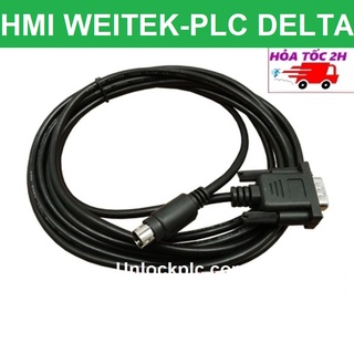 Cáp kết nối hmi weinview weintek với plc delta dvp