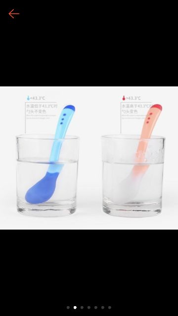 Thìa silicon báo nóng nhiều màu cho bé ăn dặm, cháo