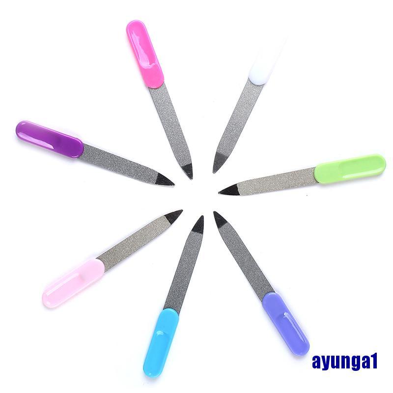 [Hàng mới về] Set 2 dũa móng tay bằng thép không gỉ