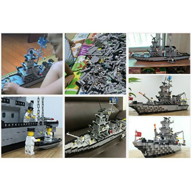 Bộ lắp ráp mô hình chiến hạm khổng lồ 112