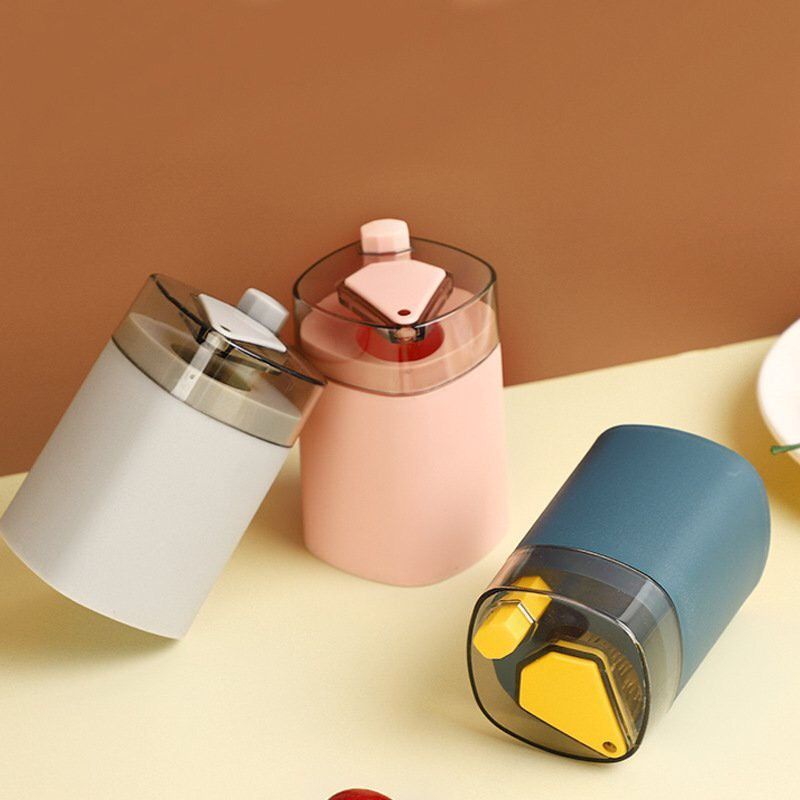 Lọ đựng tăm xỉa răng nhả tăm tự động nhựa lúa mạch
