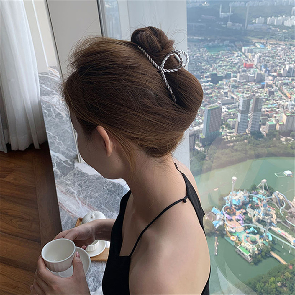 Kẹp Tóc Kim Loại Đính Ngọc Trai Thời Trang Cho Nữ