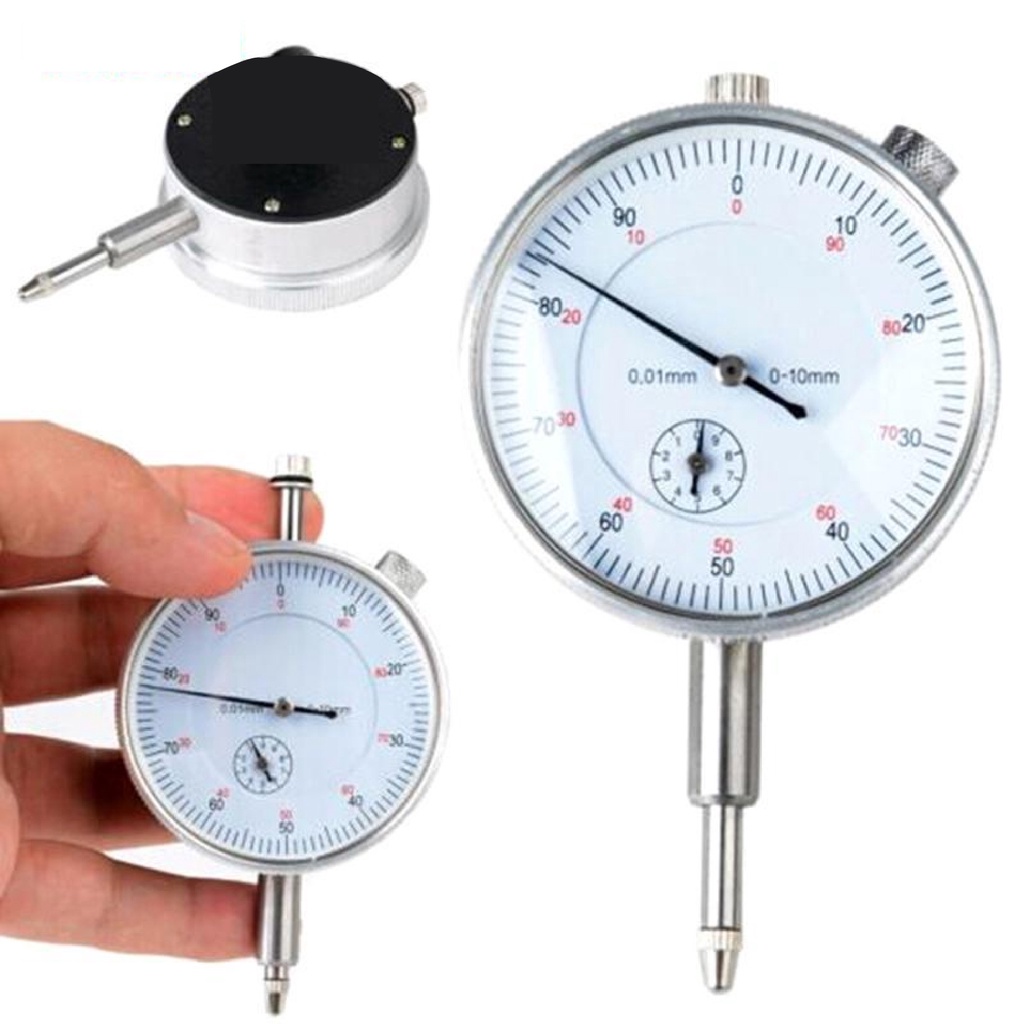 Đồng hồ so cơ khí chân thẳng 10mm-0.01mm, Đồng hồ đo độ chính xác cao 0.01mm